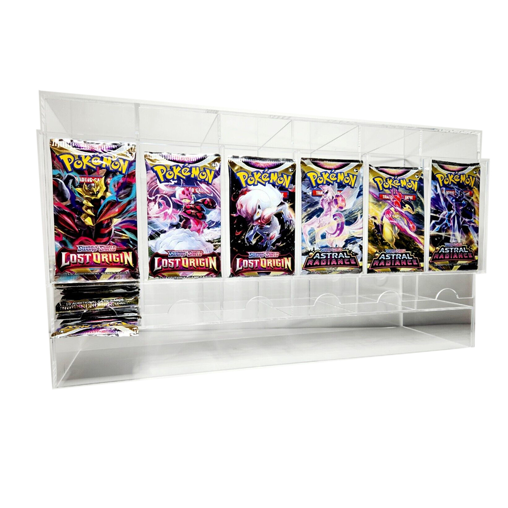 UMI TCG/CCG Acrylic 6 Slot Booster Pack Dispenser - Eco-friendly