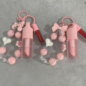 Veganes, feuchtigkeitsspendendes, farbveränderndes Lippenöl mit aufpolsterndem Effekt & wischfestes, mattes Lippenstift-Set <span class=keywords><strong>2</strong></span>-in-1 mit abnehmbarem Armband - Product Image 1