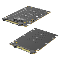 Адаптерная плата M2 NVMe SSD на U.2 (SFF-8639), кейдж для SSD M.2 M-Key PCIe 4.0/3.0 на U.2 для серверов и рабочих станций