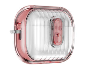 Funda Protectora de TPU de Doble Color con Cierre de Hebilla para <span class=keywords><strong>Airpods</strong></span> 4 Pro <span class=keywords><strong>3</strong></span> 2 1 Generación Compatible con Auriculares - Product Image 2