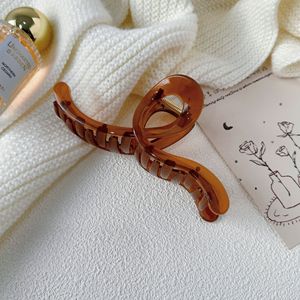 Pince à cheveux géométrique élégante pour femme, pince requin pour cheveux épais, <span class=keywords><strong>accessoire</strong></span> <span class=keywords><strong>de</strong></span> mode quotidien pour le <span class=keywords><strong>bureau</strong></span> - Product Image 1