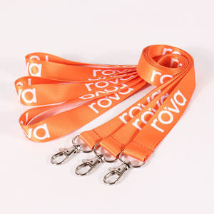 PU özel kordon ile deri kartlık basit tarzı mektup logosu turuncu kordon - Product Image 3