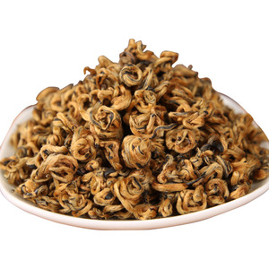Vente en gros <span class=keywords><strong>de</strong></span> thé noir du Yunnan <span class=keywords><strong>escargot</strong></span> doré dianhong feuilles <span class=keywords><strong>de</strong></span> thé en vrac échantillons gratuits - Product Image 1