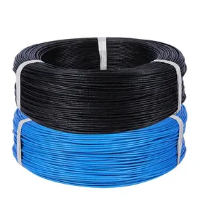 UL 3122 16awg/17awg/18awg/20awg/22awg Silicone Rubber Fiberglass Jacket Braid Wire