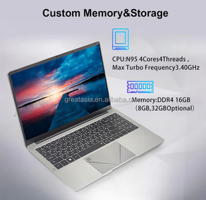 Ordinateur portable Greatasia E157 <span class=keywords><strong>15</strong></span>,6'' avec écran tactile Intel Type C, ordinateur portable N100, ordinateur portable personnel et scolaire pour étudiants - Product Image 5