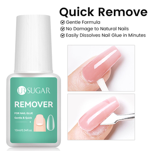 UR SUGAR 10ml <span class=keywords><strong>Colle</strong></span> adhésive forte à séchage à l'air pour <span class=keywords><strong>faux</strong></span> <span class=keywords><strong>ongles</strong></span> et formule douce, dissolvant rapide pour <span class=keywords><strong>ongles</strong></span> en acrylique <span class=keywords><strong>sans</strong></span> dommage - Product Image 5