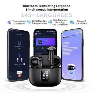 AI Translation Deep Bass TWS Écouteurs Batterie Affichage LED Traduit 145 Langues Écouteurs - Product Image 2