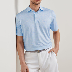 Fabricante profesional <span class=keywords><strong>de</strong></span> ropa <span class=keywords><strong>de</strong></span> golf Personalice su propio <span class=keywords><strong>diseño</strong></span> Marca Comfort Stretch Print Dry Fit Golf <span class=keywords><strong>Polos</strong></span> - Product Image 3