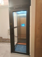 Nouveau système d'ascenseur domestique hydraulique en acier mini 2 étages pour passagers, ascenseur résidentiel pour villa avec télécommande