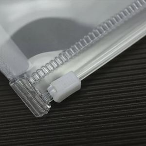 Frosted Tùy Chỉnh In Ấn TrượT Dây Kéo Túi <span class=keywords><strong>PVC</strong></span> Zip Khóa Túi Cho Quần Áo May Mặc Đóng Gói - Product Image 6