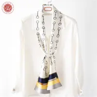 Zhong Yu-bufanda de seda satinada para mujer, pañuelo largo de estilo novedoso, venta al por mayor, lo más vendido, 2022