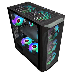 Boîtiers d'ordinateur ATX Full Tower personnalisés en usine, en SPCC, pour <span class=keywords><strong>PC</strong></span> de jeu, boîtier de bureau pour gamer, cabinet de jeu - Product Image 4
