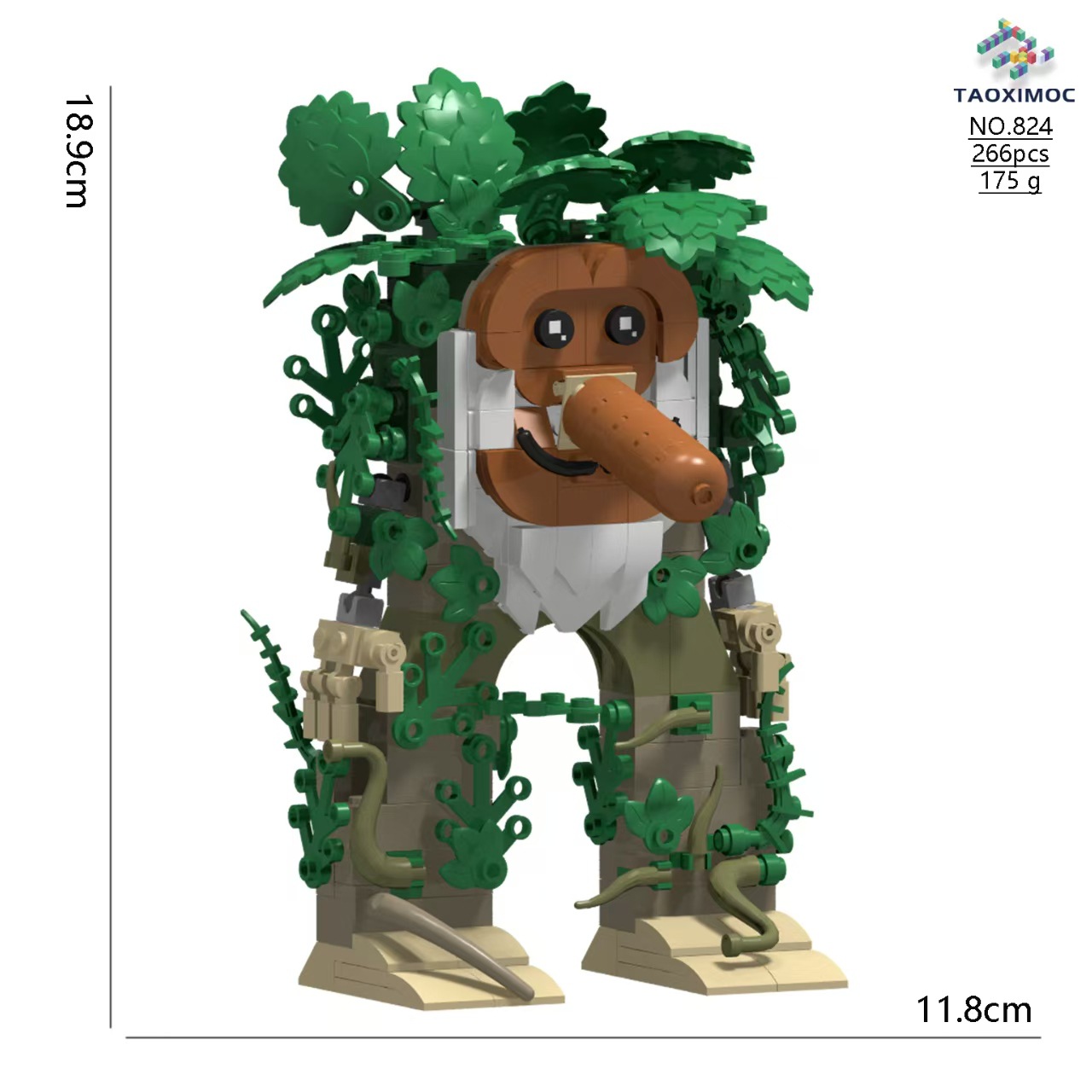 824 singe monstre arbre