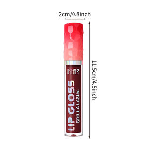 Gloss à lèvres hydratant, brillant à lèvres, rouge à lèvres non décolorant, rouge à lèvres liquide anti-adhésif - Product Image 4