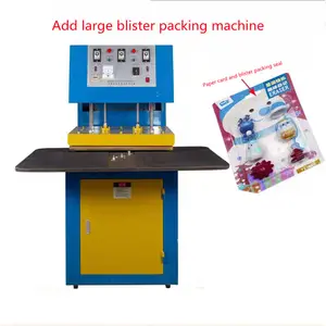 High Quality Manual blister paper card packing sealing machine 8060 Square turntable