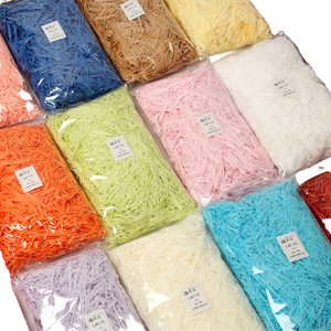 Papier déchiqueté coloré <span class=keywords><strong>Lafite</strong></span> Paper Pp Grass Shredded Paper Package for Gift Package Box Filling - Product Image 6