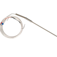 Temperature Sensor PT100 Class 1 316 Stainless Connecting Pipe High Frequency Rigid RTD for Refrigeration Unit Pipeline