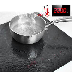 Electric Cooktop <b>Protector</b> Mat & Stove Cover Heat Resistant Waterproof Eco-Friendly Silicone <b>Glass</b> Fiber Cloth - Product Image 1