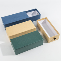 Boîte Coulissante de Luxe en Carton Rigide Personnalisée avec Logo pour Lunettes et Lunettes de Soleil en Papier Kraft Populaire