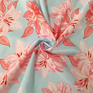 Tissu élastique en coton pour robe de soirée, imprimé Photo personnalisé, de haute qualité,