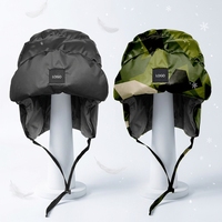 Al aire libre a prueba de viento abajo vuelo sombreros Nylon ligero cálido protección auditiva gorras para deportes correr montar senderismo Camping