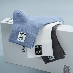 Mike Men's Ankle Socks Breathable Mesh Thin Summer Casual Socks Solid Color <b>Pack</b> - Product Image 3