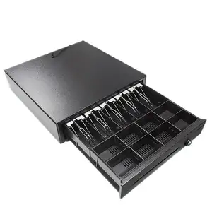 Smart Cash Drawer Box With Bill And Coin Tray For POS Cash Register Restaurant Cash Register 17 Inch Computer POS System