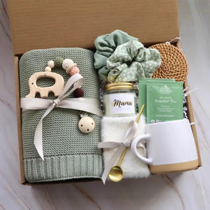 2025 idée personnalisation personnalisée chaude nouveau bébé boîte-cadeau félicitations pour votre nouveau bébé félicitations <span class=keywords><strong>grossesse</strong></span> tasse ensemble boîte-cadeau - Product Image 1
