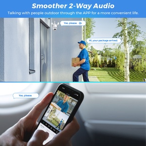 Icsee 6MP Wifi máy ảnh không dây CCTV Hệ thống an ninh ba ống kính phát hiện chuyển động cho an toàn nhà Hỗ trợ thẻ nhớ NVR - Product Image 4