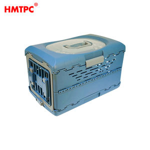 Pembawa anjing yang disetujui maskapai penerbangan lipat-kotak perjalanan hewan peliharaan portabel untuk pesawat, akses mudah peti anjing untuk perjalanan - Product Image 2