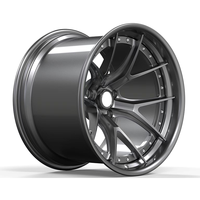 Venta Caliente de Fábrica: Llantas Forjadas de 2 Piezas en Color Gunmetal, 18 19 20 22 23 24 Pulgadas, para Autos de Carreras, 5*112 5*120 5*114.3 para F20 E82 E90 F80
