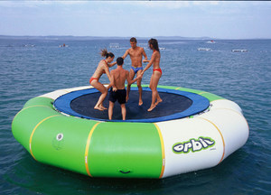 Xinyue barato nuevo inflable agua <span class=keywords><strong>Blob</strong></span> trampolín piscina juegos con bomba de aire PVC fácil configuración diversión flotante - Product Image 3