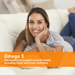 Gélules d'huile de poisson Oméga 3 directement de l'usine, riches en graisses, contribuent à la santé cognitive et oculaire, favorisent la maintien d'une bonne santé générale. - Product Image 3