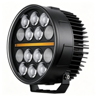 Projecteur LED 105W 14000LM en gros pour tracteur, excavatrice, bateau, indice de protection IP69K, unité de phare de conduite en aluminium super lumineuse