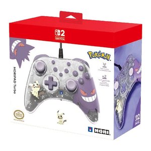 โฮริแพด NSX 090E เกมแพดสำหรับ SWITCH 2 เทอร์โบสำหรับโปเกมอน เกนการ์ มิมิคิว เคลียร์ อีสีม่วงไร้สายควบคุมไจโรสโคปแบบหกแกน PC - Product Image 2