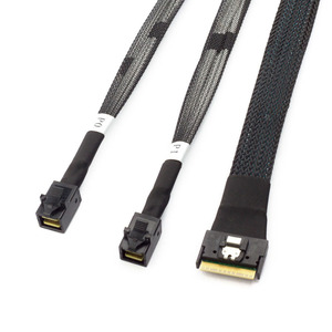 Adaptador delgado Sas8654 8i 74p de cobertura total anti-desalineación para 2 conexiones de servidor HD, cable SFF 8643 a 8654 PCIe - Product Image 3