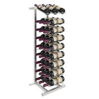 Présentoir à bouteilles de vin en fil métallique, personnalisé, classeur pour vin et vin, magasin de boissons alcoolisées