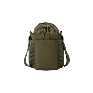 Porte-bouteille d'eau en néoprène personnalisé pochette porte-gobelet sac à bandoulière avec poche pour téléphone - Product Image 2