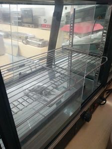 電気式フードウォーマーショーケース 三層式 熱風循環 温度調節 ピザ フライドチキン ハンバーガー レストラン向け - Product Image 3