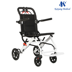 5.5kg耐荷重100kg超軽量ポータブル折りたたみ式高齢者手動車椅子手で走行スクーター - Product Image 3