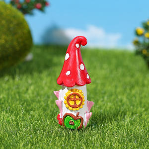 Casa dei funghi in miniatura paesaggio piccolo castello micro statua in resina artigianato per la fata giardino ornamento muschio vaso succulento paesaggio - Product Image 6