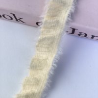 Frange en fausse fourrure de vison 2.0 avec bordure en dentelle, élastique en Spandex/Nylon, anti-chute, duveteuse, pour la décoration de cols de vêtements et de robes