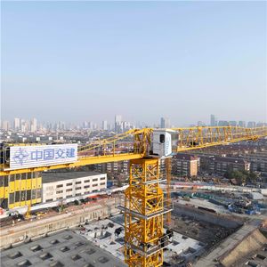 Grue à tour DAHAN QTZ100-6013 fabriquée en usine, longueur de flèche de 60 m, capacité de charge de 6 tonnes à 8 tonnes, hauteur maximale de 200 m, composant moteur principal - Product Image 2