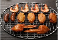 Grille de barbecue en acier inoxydable 304, personnalisable, en fil tressé, pour camping en plein air et grillades en restaurant