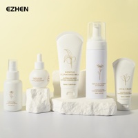 Solution complète pour l'emballage personnalisé de votre marque : Contenant pour nettoyant visage en PET, Tube pour soins de la peau, Flacon compte-gouttes/brume en verre, Flacon cosmétique en plastique