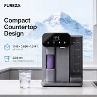 Pureza Portable Électrique 44 ℉   Distributeur d'eau de bureau à commande tactile, purificateur et refroidisseur d'eau pour la maison, le bureau et l'hôtel