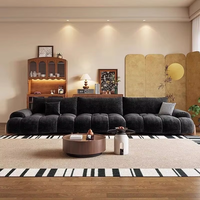 Trendiges Modernes Luxus-Cremeweiß Designer Wohnzimmermöbel Dreisitzer-Schlafsofa Komfortable Verstellbare Rückenlehne Umweltfreundlich