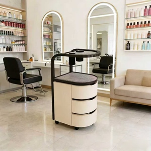 Beauty Salon Exclusive Small Cart Luxury Eyelash Salon Hand Push <b>Tool</b> Cart Shampoo Multi-layer Storage Cart - Product Image 6