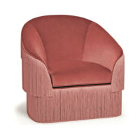 Fauteuils d'appoint vintage français de luxe pour salon Fauteuil antique avec glands Hôtel Royal Fauteuil simple pour ferme