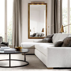 Ensemble de canapés de luxe pour hall d'hôtel cinq étoiles, pour salon d'appartement, canapé rectangulaire moderne 3 places - Product Image 4